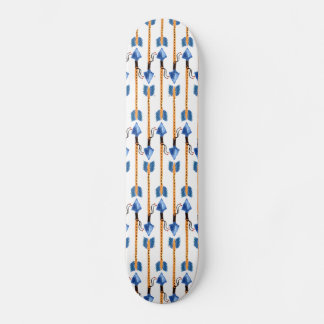 boho chic-luddpil (infödd mönster) skateboard bräda 20,5 cm