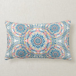 Boho Chic Mandala Mönster accent Lumbarkudde