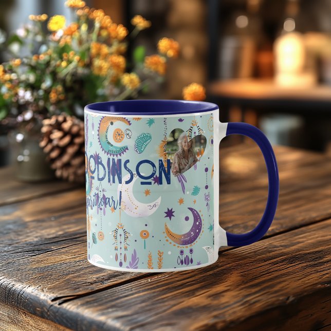 Boho Chic Mugg med kelestial Motifs (Skapare uppladdad)