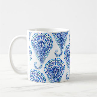 Boho Chic Paisley Seamless Oriental Kaffemugg