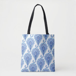 Boho Chic Paisley Seamless Oriental Tygkasse