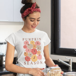 Boho Chic Pumpkin Season Fall T Shirt