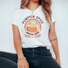 Boho Chic Pumpkin Spice Social Club T Shirt