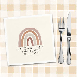 Boho Chic Rainbow Baby Shower for All Pappersservett