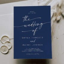 Boho Chic Royal Blue Bröllop of the of