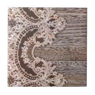 boho chic Rustic Western Land Barn Wood Snöre Kakelplatta