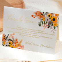 Boho chic rustik orange solblommor möhippa