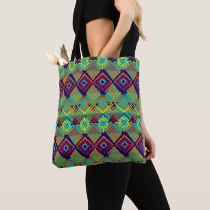 Boho Chic Stil Inspiderade afrikanska Lera Trasa Tygkasse