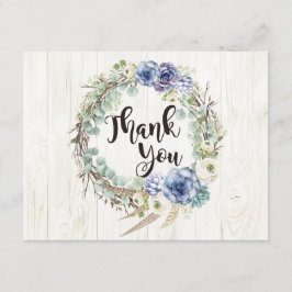 Boho Chic Succulent Eucalyptus Rustic Tack