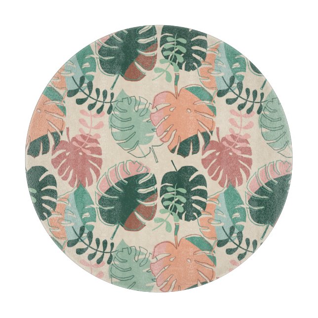 Boho Chic Tropical Monstera Plant Älskare (Framsidan)