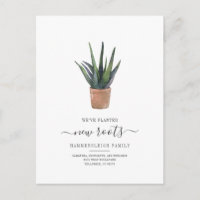 Boho Chic Vi har flyttat New Roots Succulary Plant