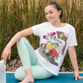 Boho Chic Vintage-julklappar för College Girl T Shirt
