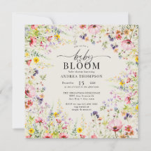 Boho Chic WildblomBaby Shower | Baby i Bloom