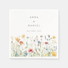 Boho Chic WildblommBröllop