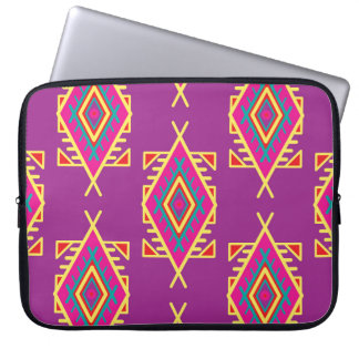 Boho-Chicen: Etniskt sjölöst ornament Laptop Fodral
