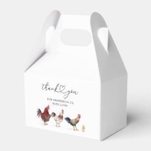 Boho Chicken Baby Shower Presentaskar