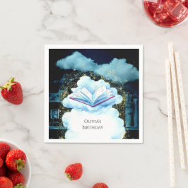 Boho Children's Pastel Storybook Birthday Pappersservett