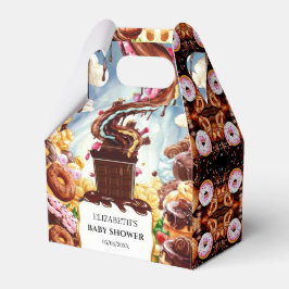 Boho Chocolate Baby Shower Presentaskar