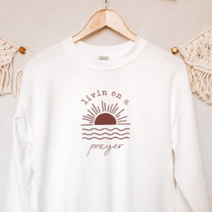 Boho Christian Surf Livin on a Prayer T Shirt