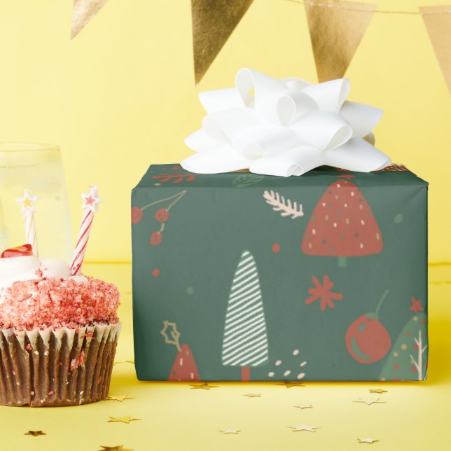 Boho christmas presentpapper (Födelsedagsfest)