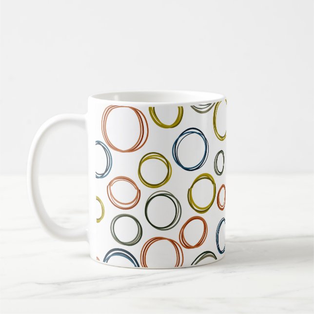Boho Circles Kaffemugg (Vänster)