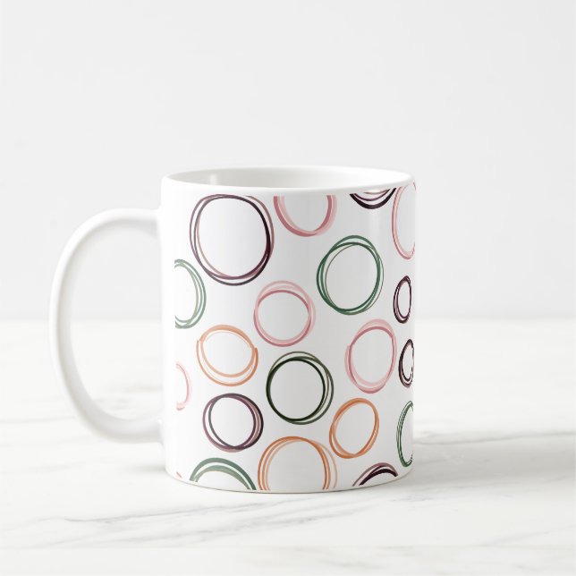 Boho Circles Kaffemugg (Vänster)