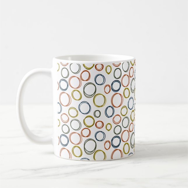 Boho Circles Kaffemugg (Vänster)