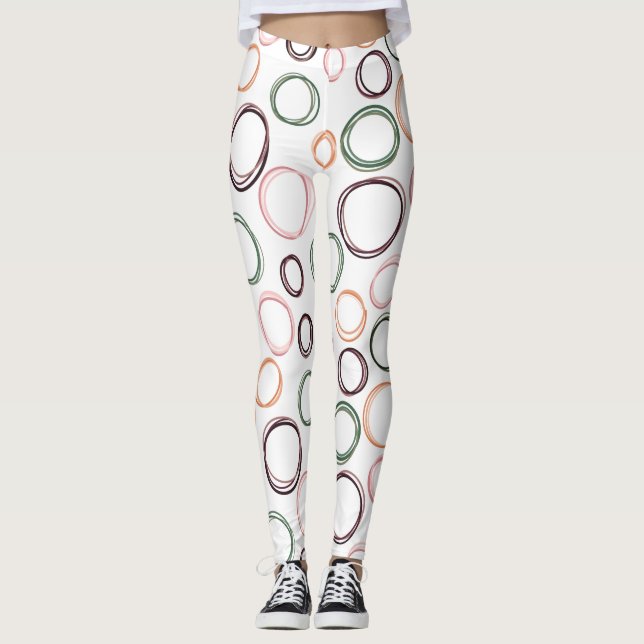 Boho Circles Leggings (Framsida)