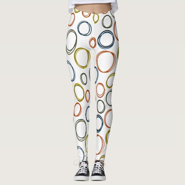 Boho Circles Leggings (Framsida)