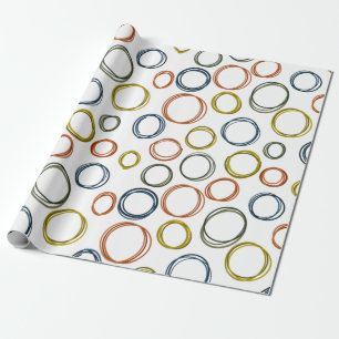 Boho Circles Presentpapper