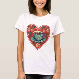 Boho Coffee Älskare T Shirt