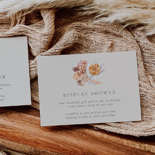 Boho Coffee Möhippa Visning Shower Card Inbjudningar