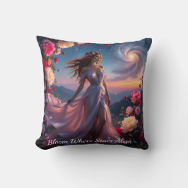 Boho Cosmic Bloom Blå Kuddar Kvinnor Serena nr1