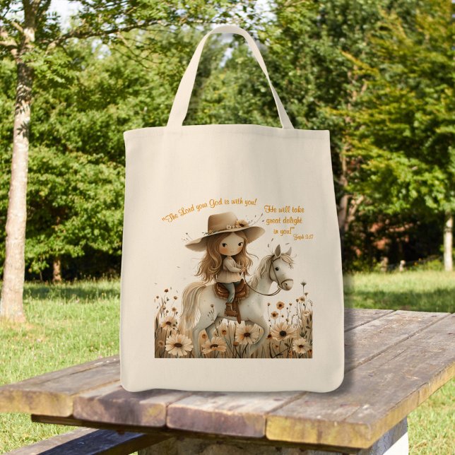 Boho Cowgirl Häst Tygkasse (Skapare uppladdad)