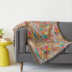 Boho Crazy Quilt Filt
