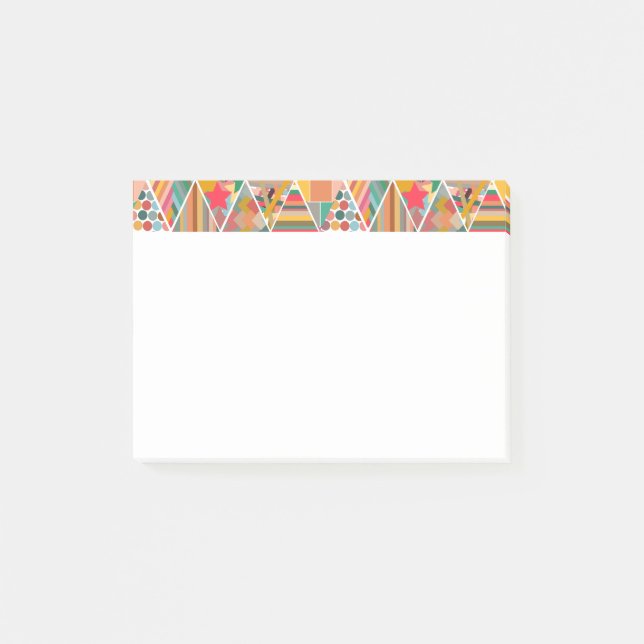 Boho Crazy Quilt Post-it Block (Framsida)