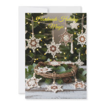 Boho Crochet Snowflake-julprydnader