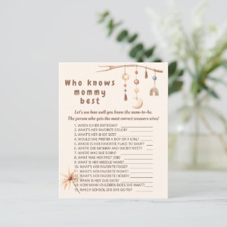 Boho-daghemmet Vem vet vad mamma är.