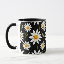 Boho Daisy Blommigt-minimalist Vår Bloom Aestheti Mugg