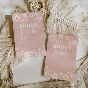 Boho Daisy Flowers Bokar för Flicka Tilläggskort