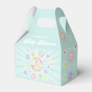 Boho Daisy Girl Baby Shower Presentaskar