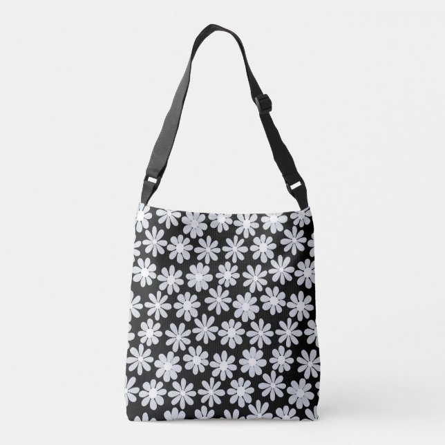 Boho Daisy original art Axelväska (Baksida)