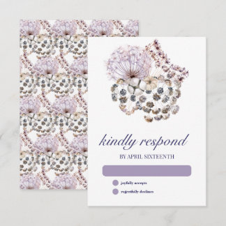 Boho Dandelion Blommigt Pagan Handfasting OSA Kort