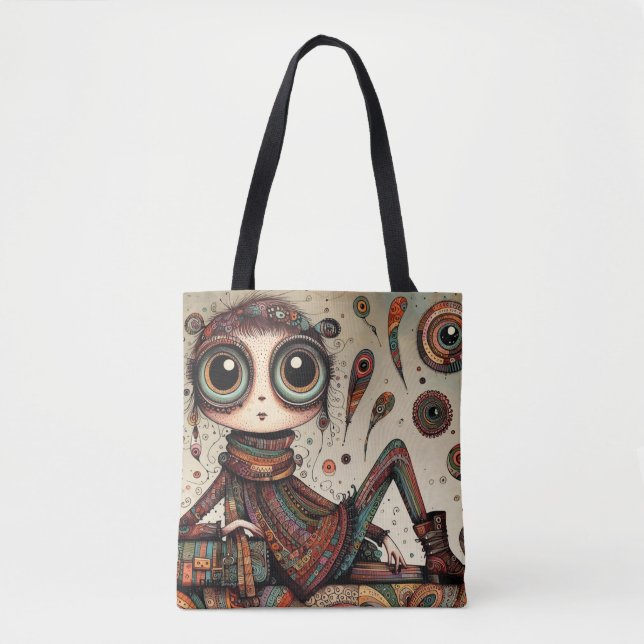 "Boho Daydreamer" Tote Bag av DAKimage Tygkasse (Framsida)