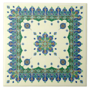Boho Decorative Ceramic Tile Kakelplatta