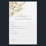 Boho Desert Advice for Bride Card<br><div class="desc">Boho-ökenråd till bridkortet</div>