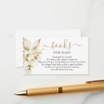 Boho Desert Bokar för Baby Card