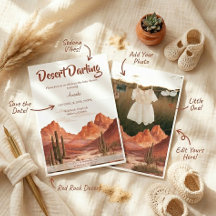 Boho Desert Darling Southwest Baby Shower Foto