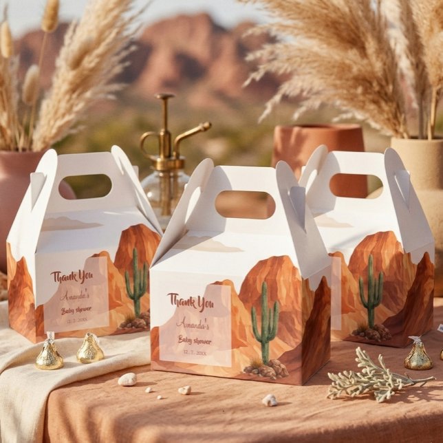 Boho Desert Darling Southwest Baby Shower  Presentaskar (Skapare uppladdad)