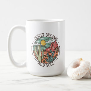 Boho ’Desert Dreams’ ’Vild Soul’ 15oz Coffee Mugg
